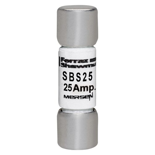 SBS25 - Fuse 600V 25A Fast-Acting Midget SBS Series